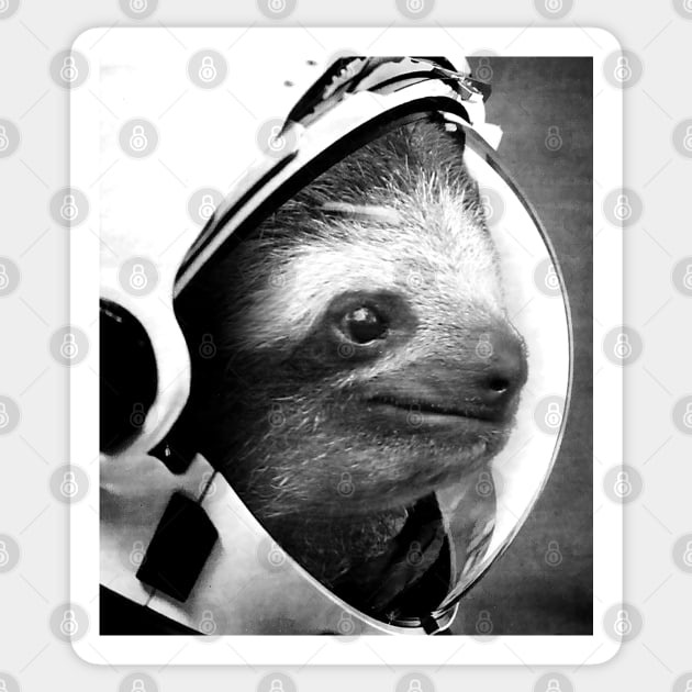 Astronaut Sloth - Print / Home Decor / Wall Art / Poster / Gift / Birthday / Sloth Lover Gift / Animal print Canvas Print Sticker by luigitarini